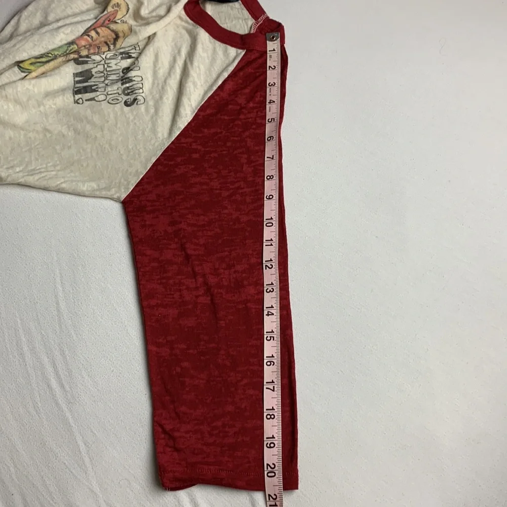 Santa Claus is Coming to town boutique bling burn out baseball tee medium - Picture 15 of 15